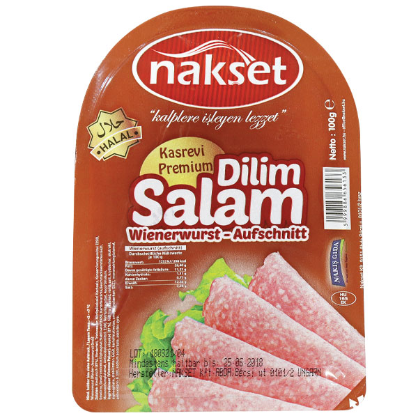 Nakset Wiener Salami 100 gram